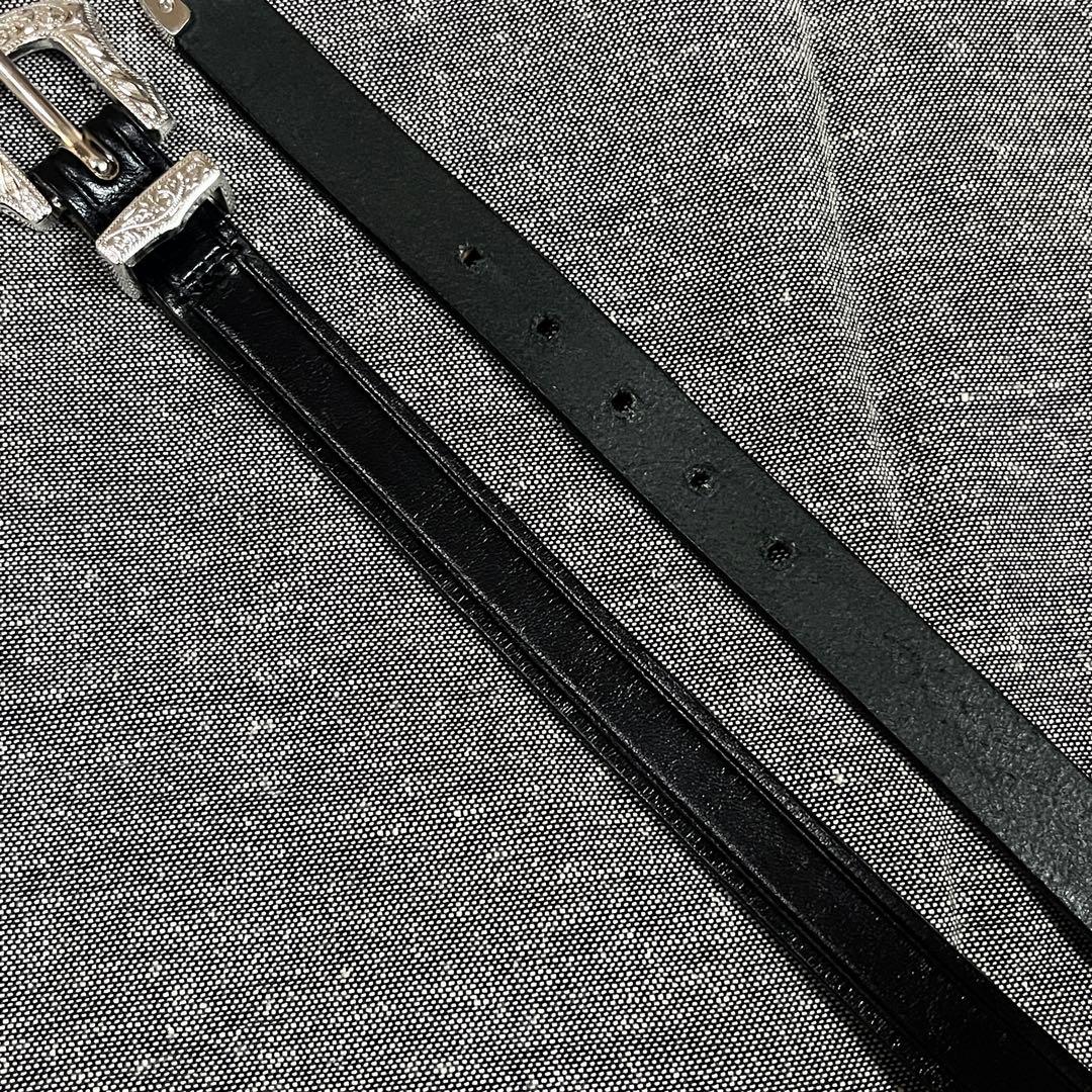 TORY LEATHER 3/4 Creased Belt【SIZE:34】