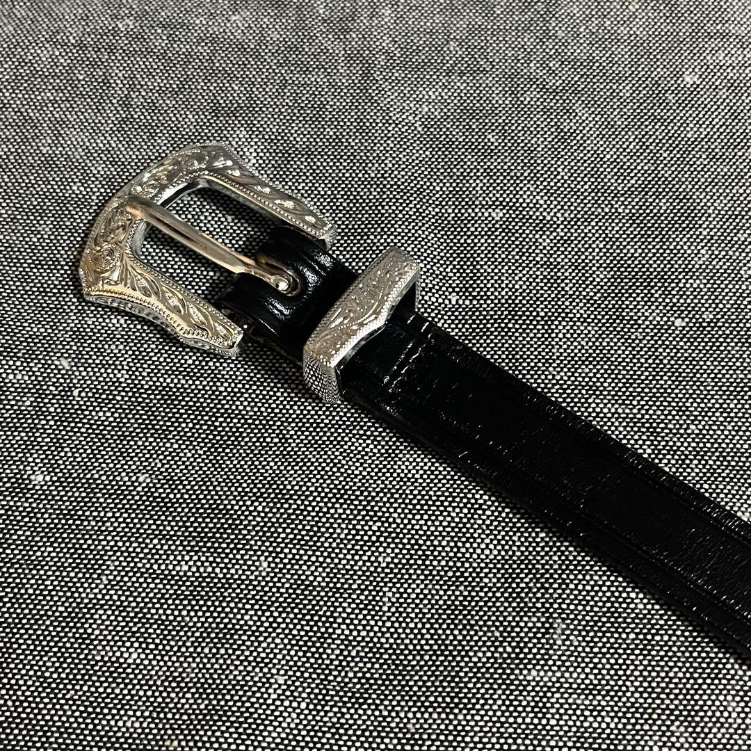 TORY LEATHER 3/4 Creased Belt【SIZE:34】