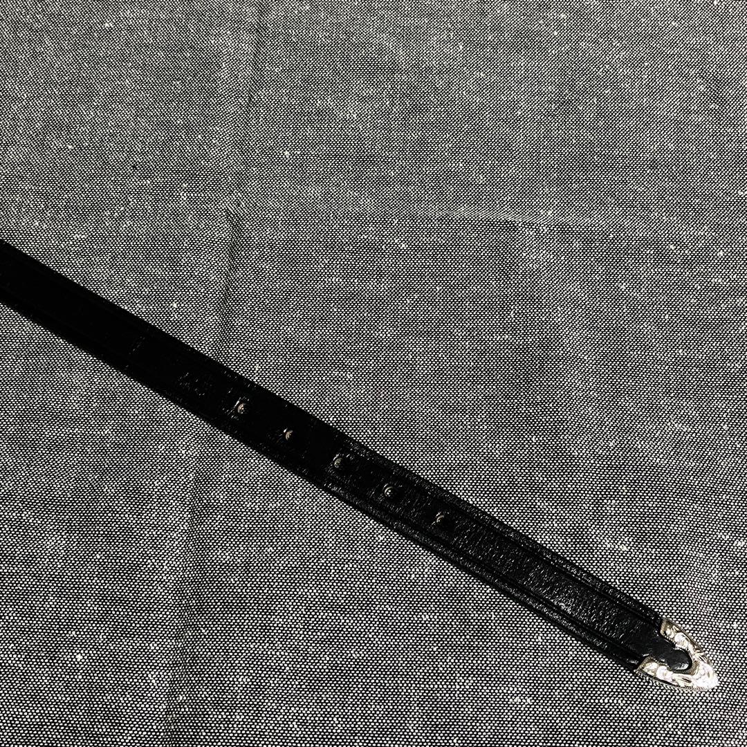 TORY LEATHER 3/4 Creased Belt【SIZE:34】