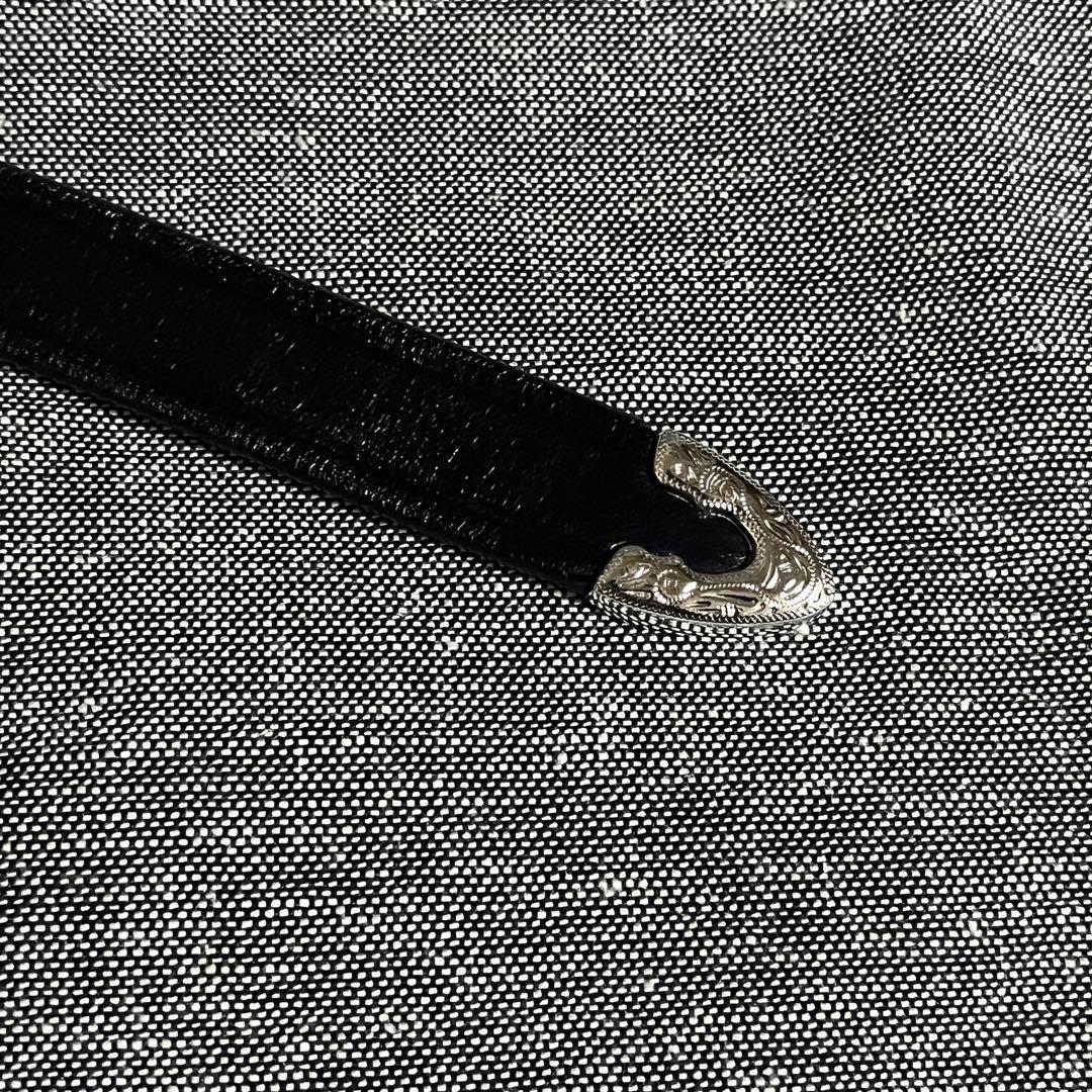 TORY LEATHER 3/4 Creased Belt【SIZE:34】