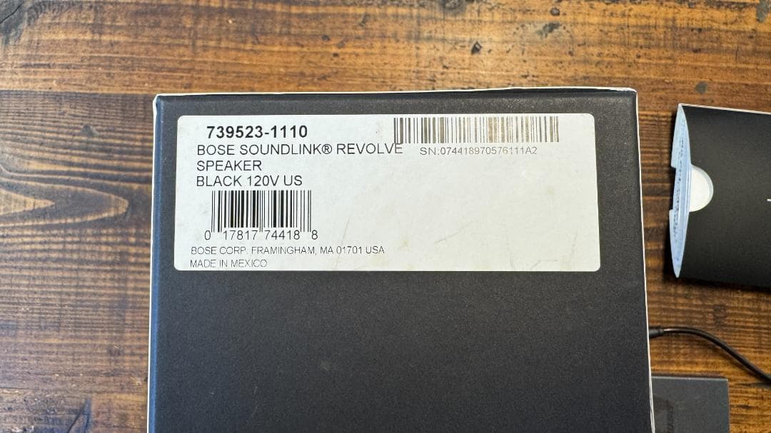 ※ジャンク Bose SOUDLINK REVOLVE ワイヤレススピーカー