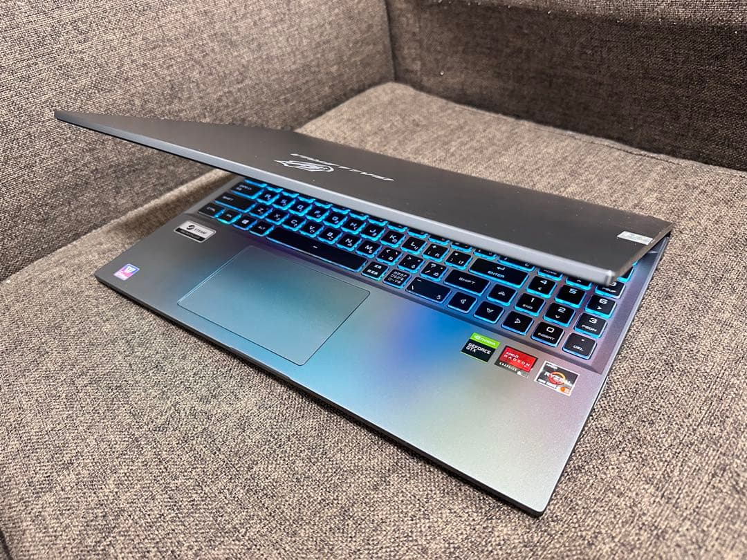 ゲーミングノート　Galleria GTX 1650Ti 120Hz