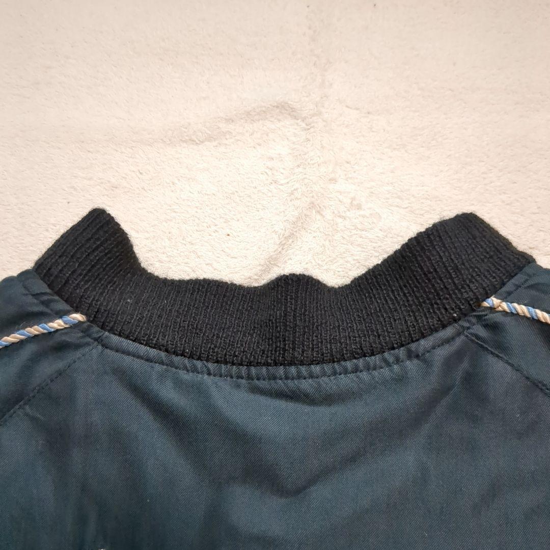 テーラー東洋 スカジャン リバーシブル 希少 ブラックタイガー ドラゴン M