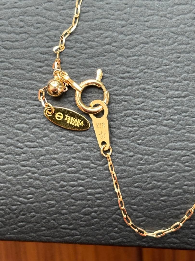 18金ネックレスTANAKA 45cm新品