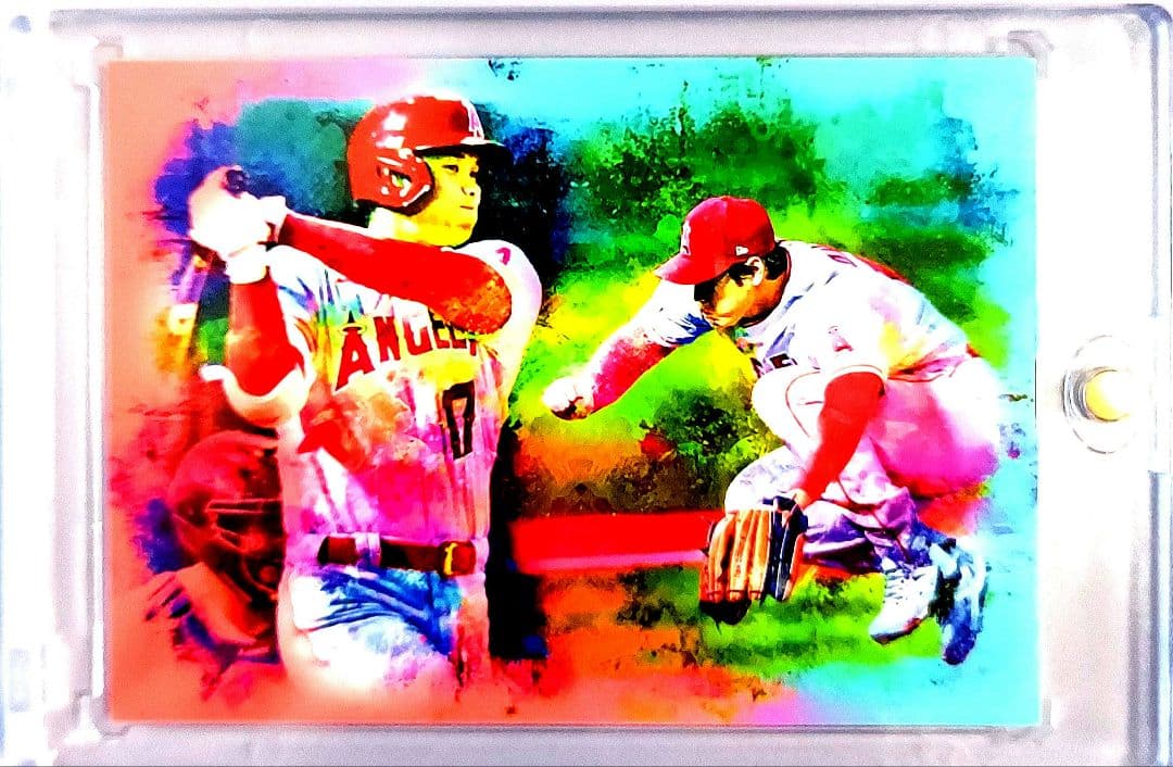 大谷翔平 エンゼルス アートカード 1of1(世界に一枚 / 貴重) ②