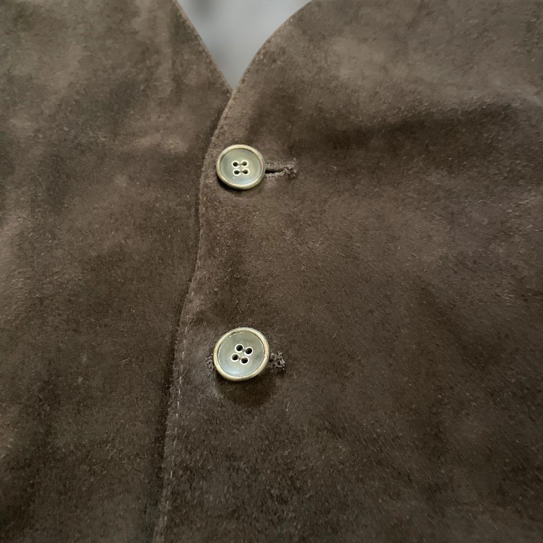 ロ*ズ様 EMMETI di Franco ゴートスキン スエードベスト