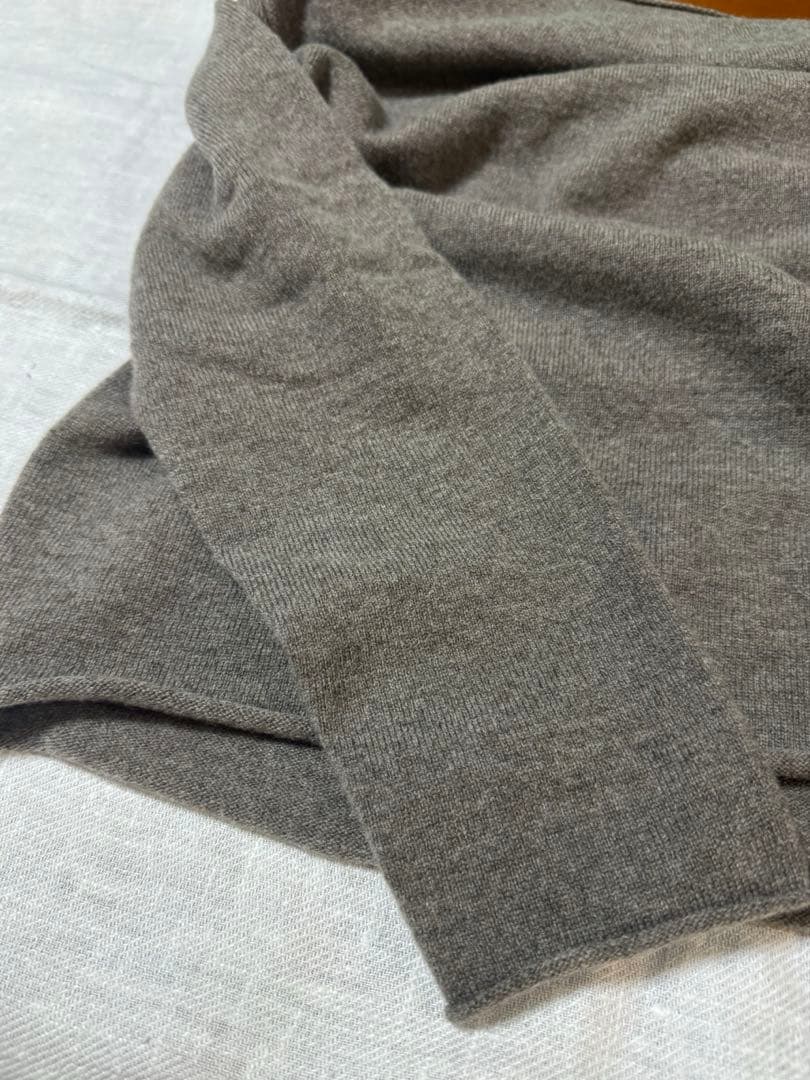 フーコ　ラムズウールニット　チャコール