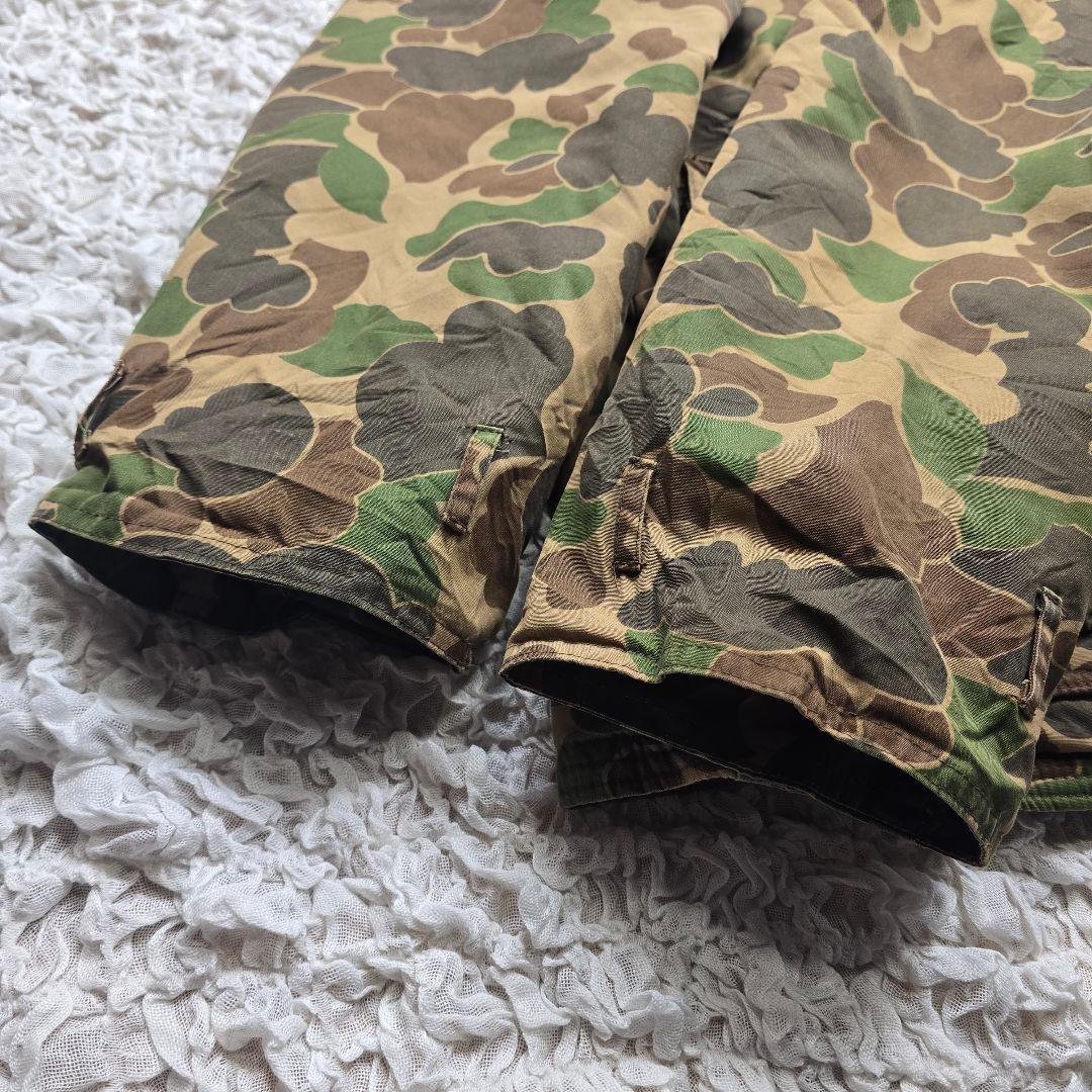 90s ダックハンターカモ カモ柄 マウンテンパーカー ハンティング フードなし