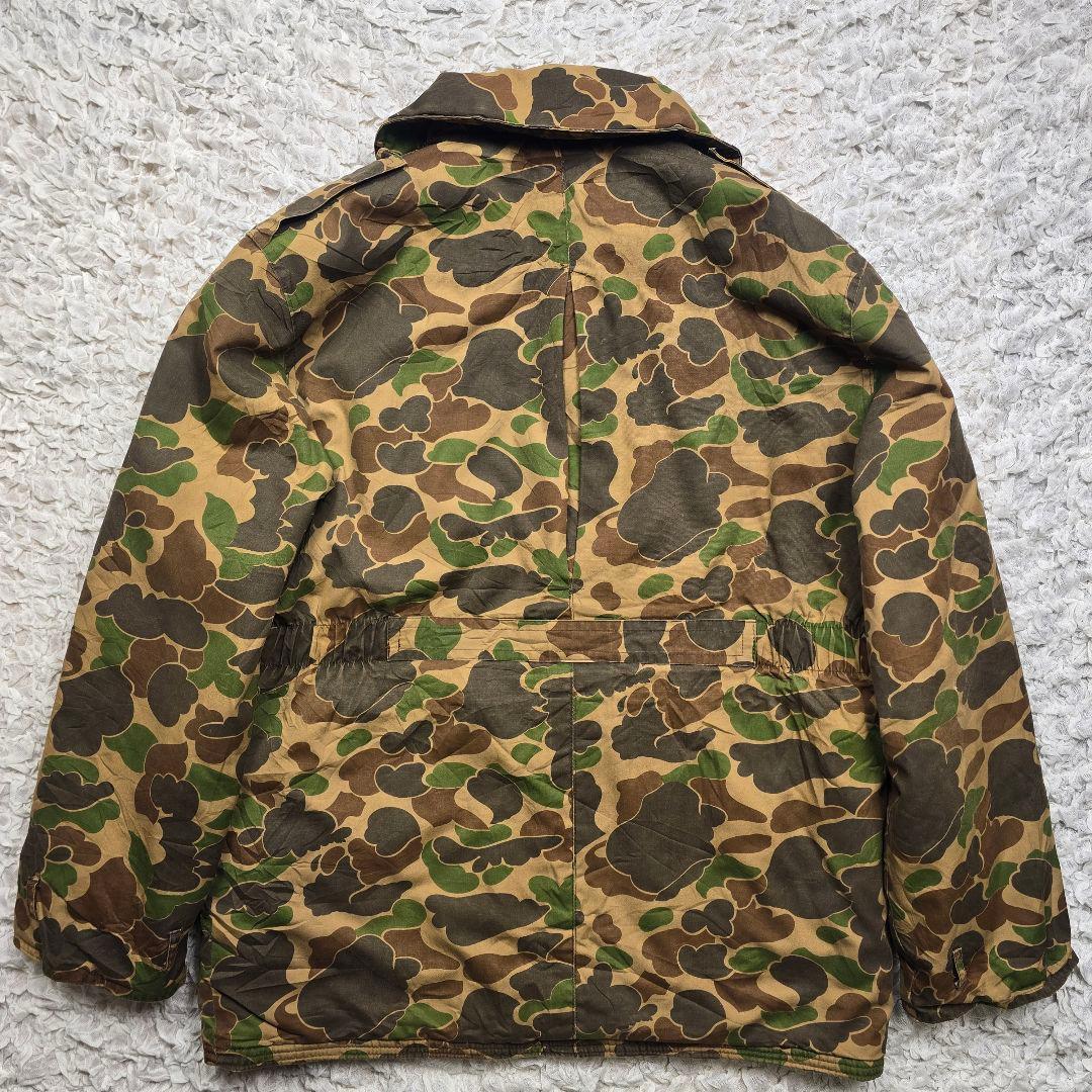 90s ダックハンターカモ カモ柄 マウンテンパーカー ハンティング フードなし