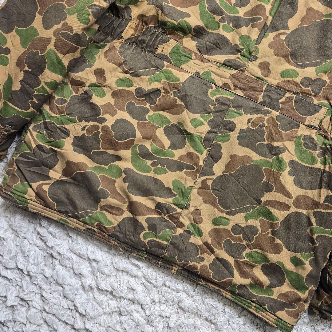 90s ダックハンターカモ カモ柄 マウンテンパーカー ハンティング フードなし