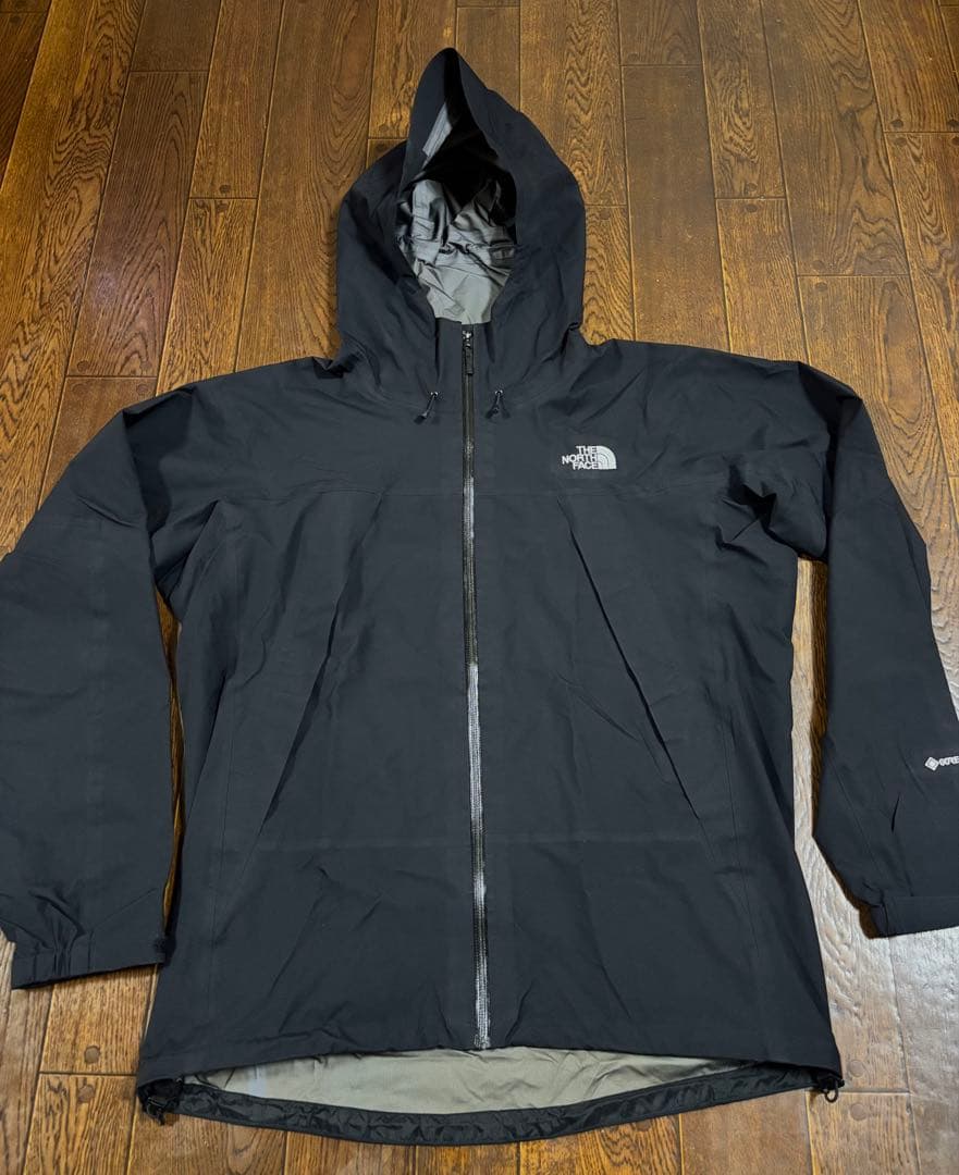 坐*門様 【美品】ノースフェイス クライムライトジャケット xl ブラック 刺繍