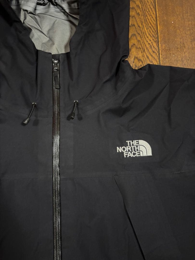 坐*門様 【美品】ノースフェイス クライムライトジャケット xl ブラック 刺繍