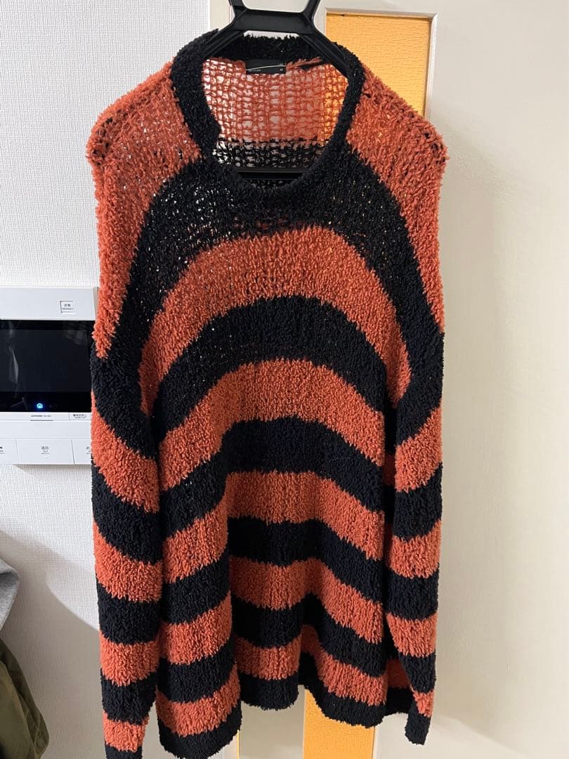 lad musician アルパカボーダーニット