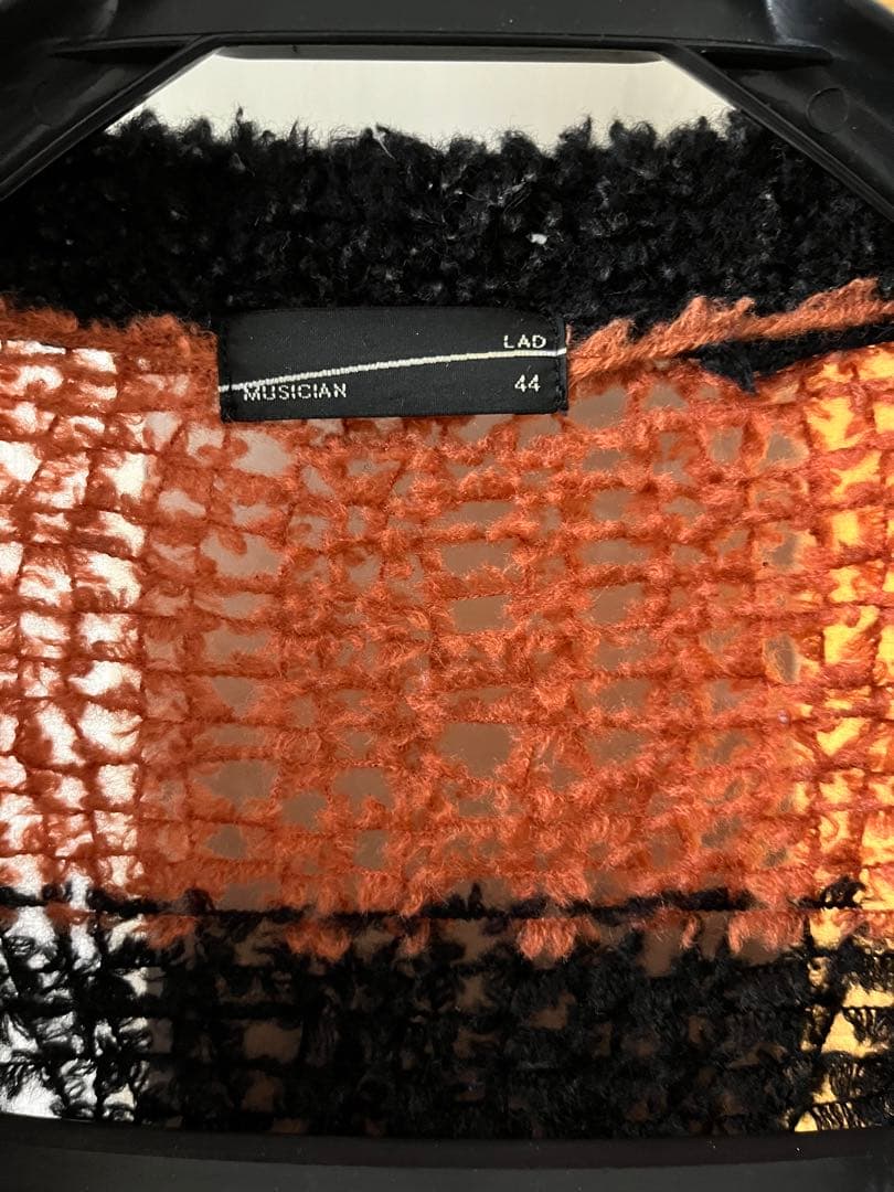 lad musician アルパカボーダーニット