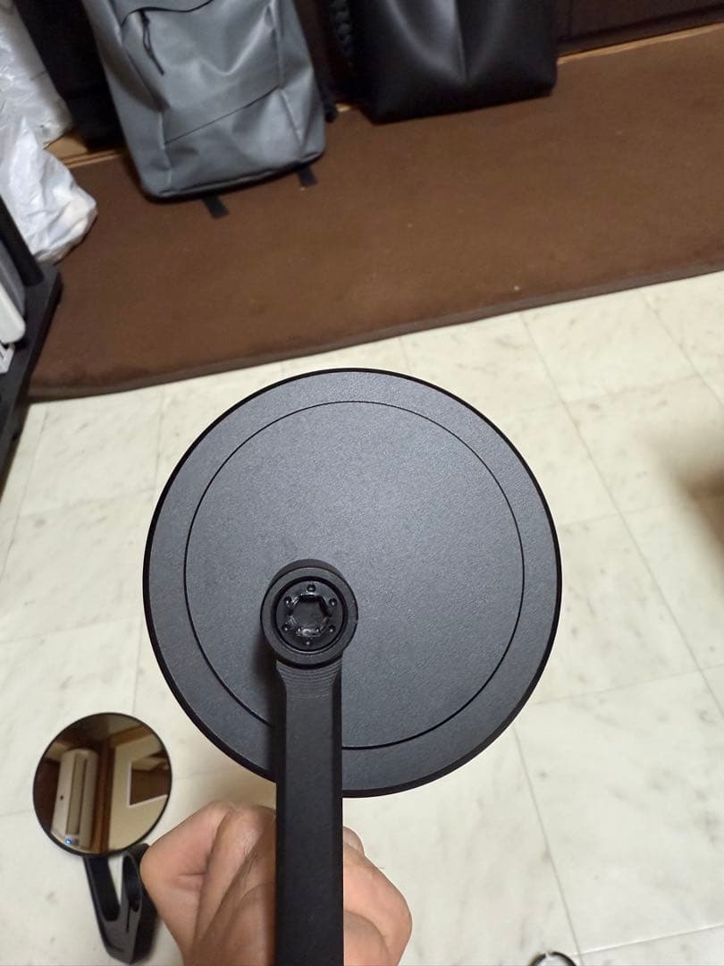 2つセットハイビジミラー バーエンドミラー YAIBA CIRCLE