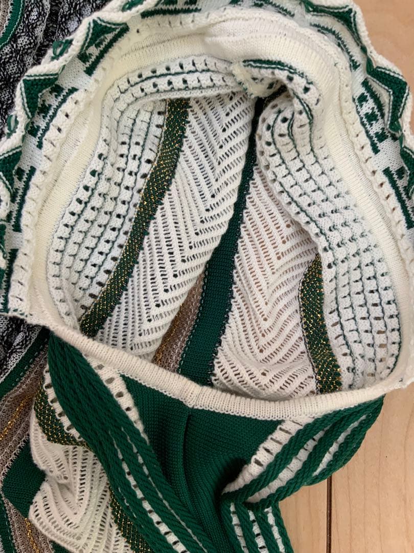 中古　美品　MAME KUROGOUCHI　ノースリーブ　ニット　ベスト