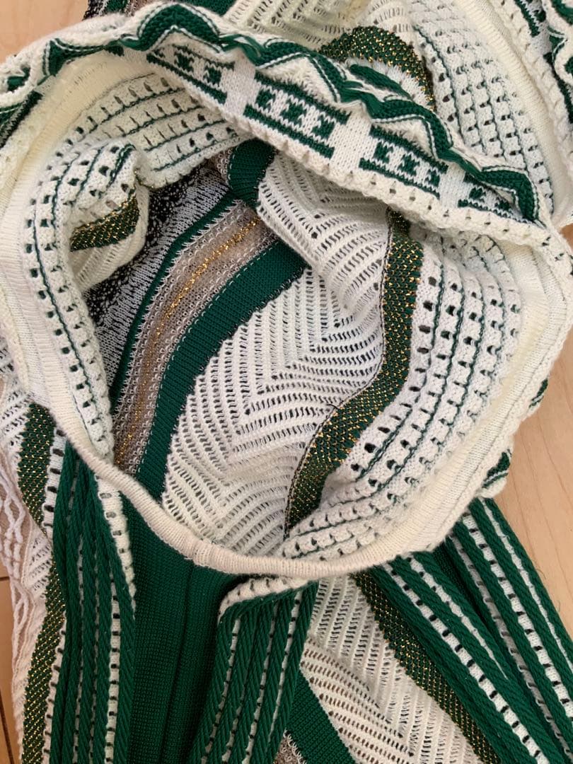 中古　美品　MAME KUROGOUCHI　ノースリーブ　ニット　ベスト