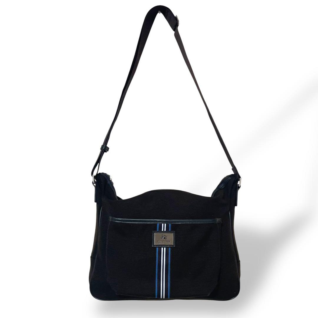 極美品 バーバリー ブラックレーベル ショルダーバッグ 斜め掛け 茶色