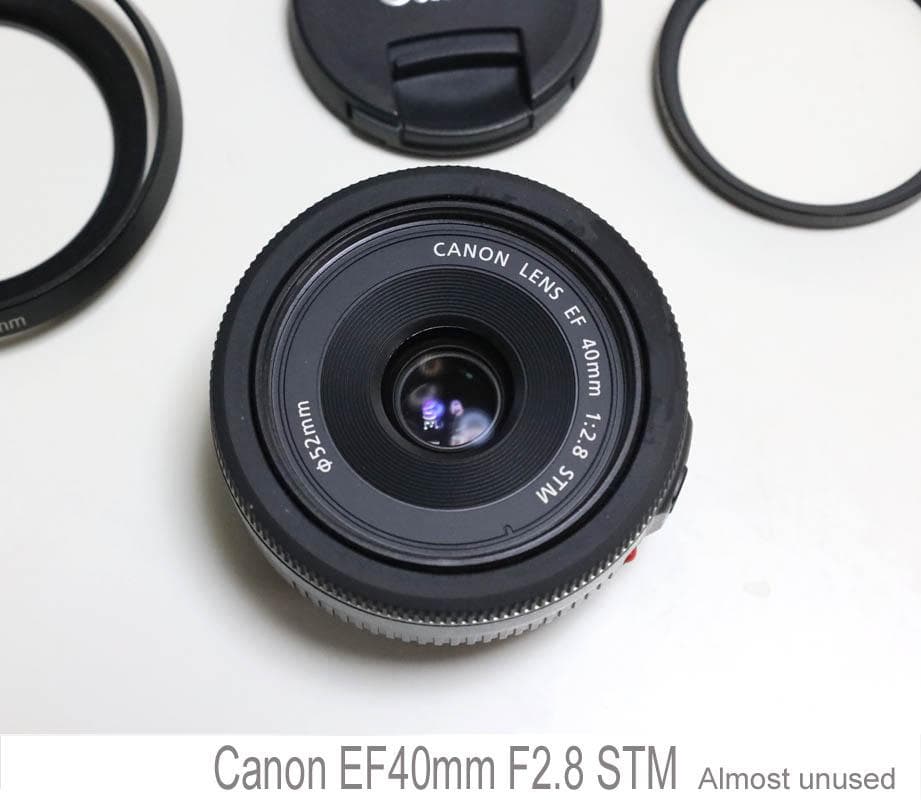 Canon EF40mm F2.8 STM レンズ ほぼ新品