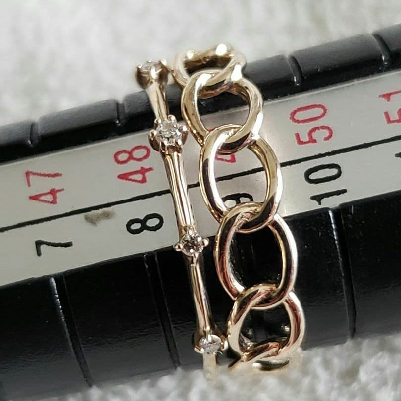 チェーンモチーフ♡9号【ジュエルクローゼット】K10 チェーン☆アガット 好きも