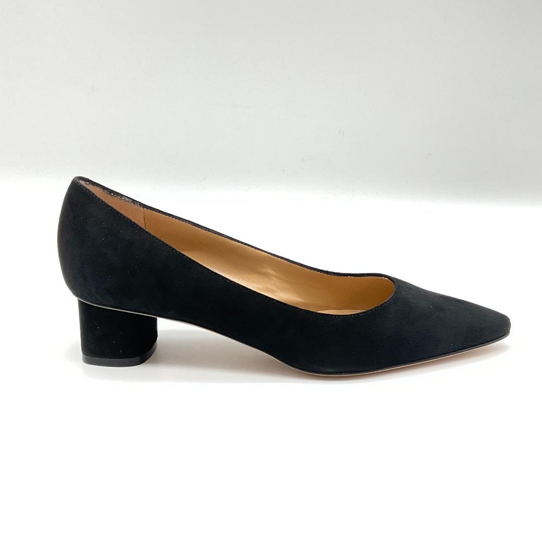 【未使用】PELLICO NEBI ベロアヒールパンプス 35.5