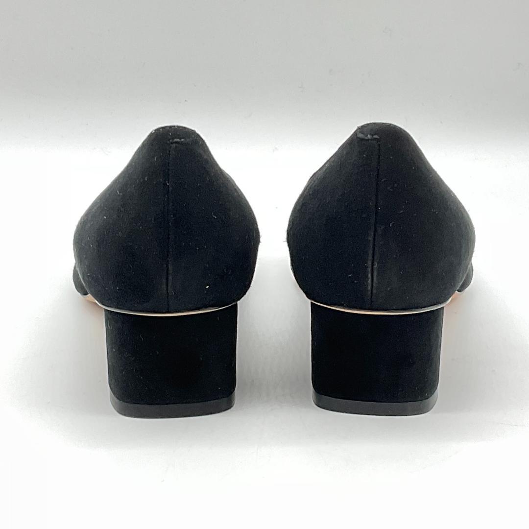 【未使用】PELLICO NEBI ベロアヒールパンプス 35.5