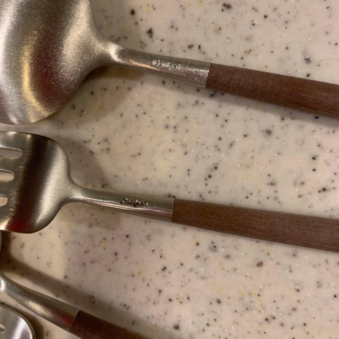 【新品未使用】クチポール ゴア Cutipol デザートフォーク スプーンセット