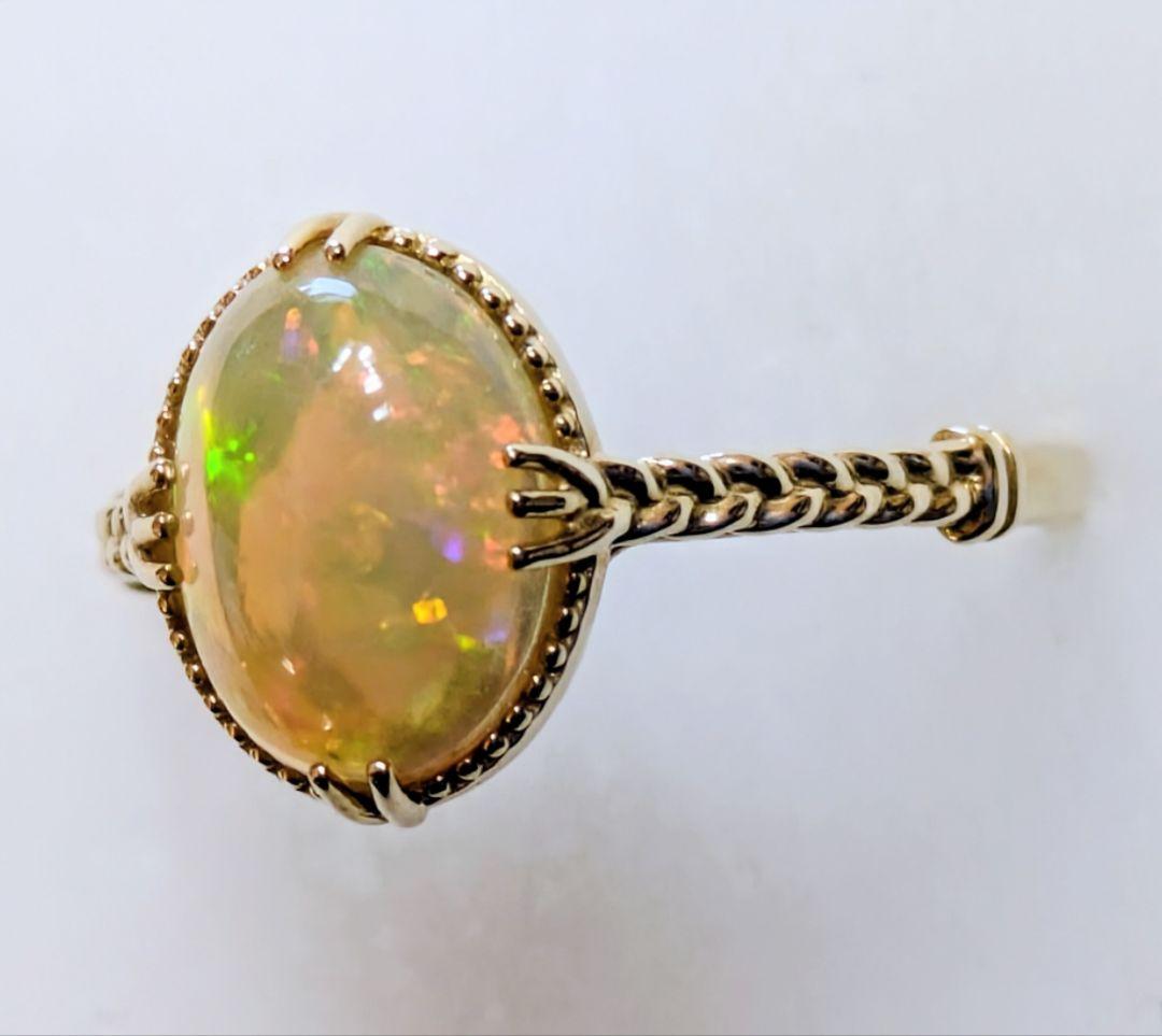 K10刻印　オパール　リング　15号