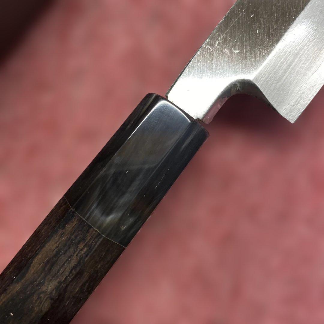 銀三　勘所切付柳刃包丁　240㎜ 8寸