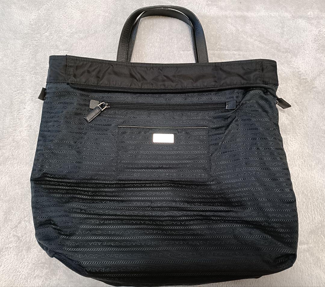 PRADA ブラック トートバッグ
