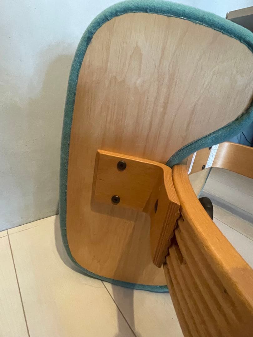 rybo バランスチェア　水色　紺色カバーセット