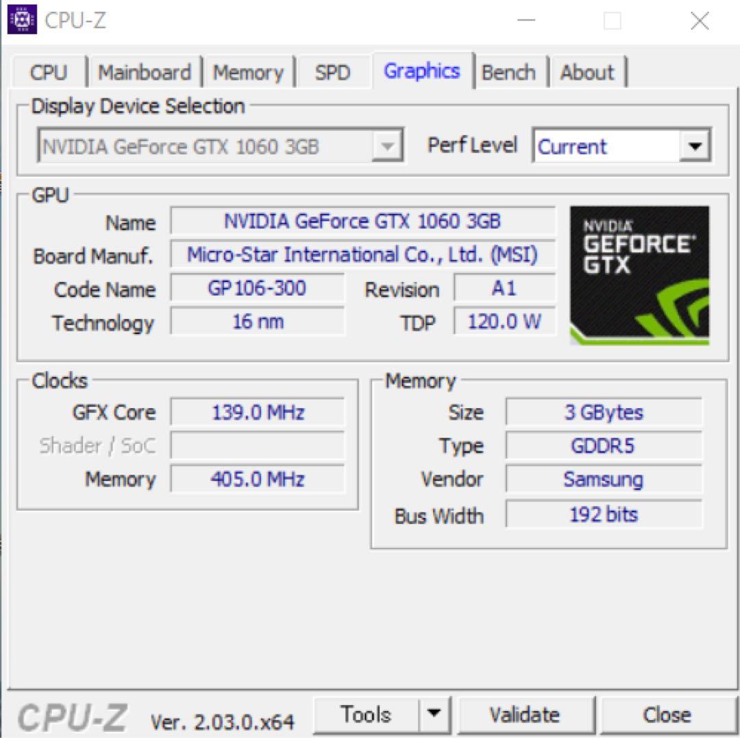【HDDなし・動作未確認】ゲーミングデスクトップPC GTX1060 3GB搭載