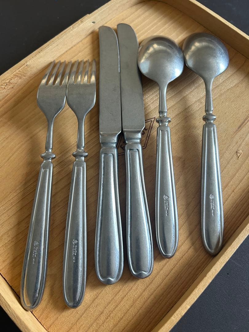 ランドハウス ヴィンテージ　テーブルスプーンフォークナイフ2セット①　カトラリー