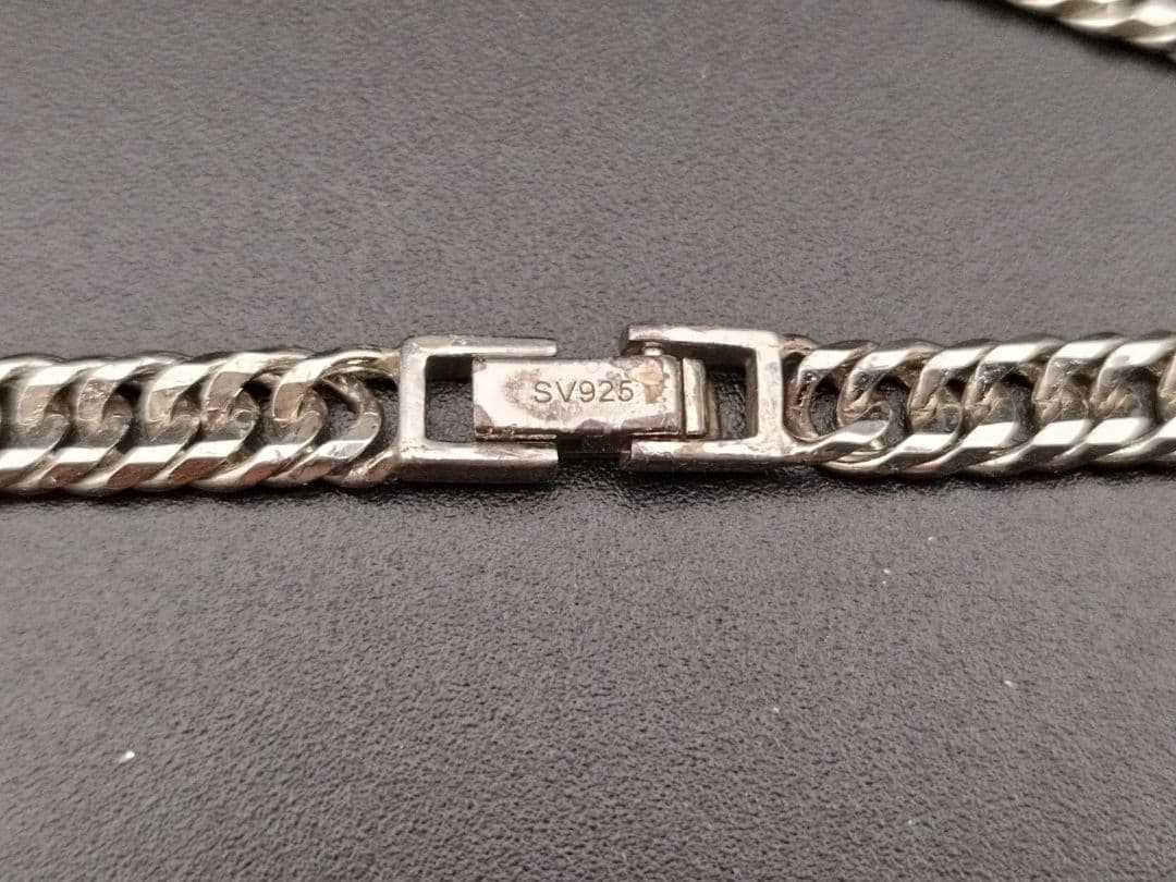 SILVER925喜平ネックレスチェーン 8面ダブル 25g シルバー925