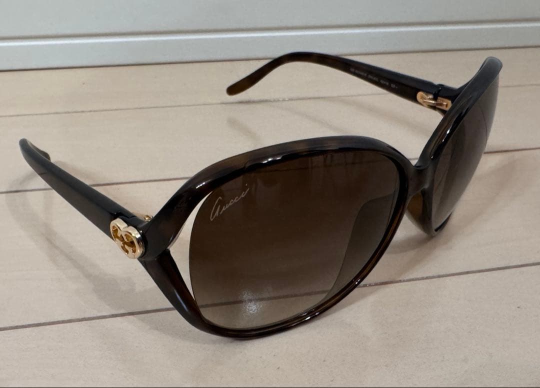 GUCCI グッチ サングラス GG3525KS ブラウン　ラブリーハート