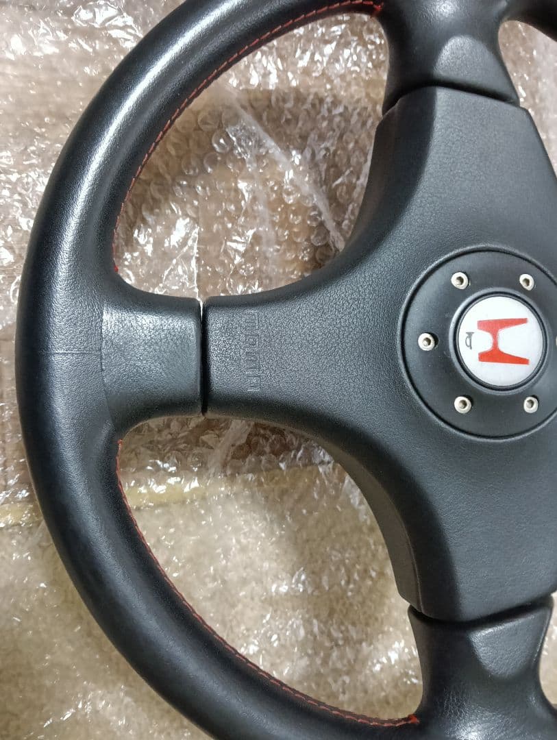 HONDA ホンダ純正 DC2タイプR MOMO レザーステアリングハンドル