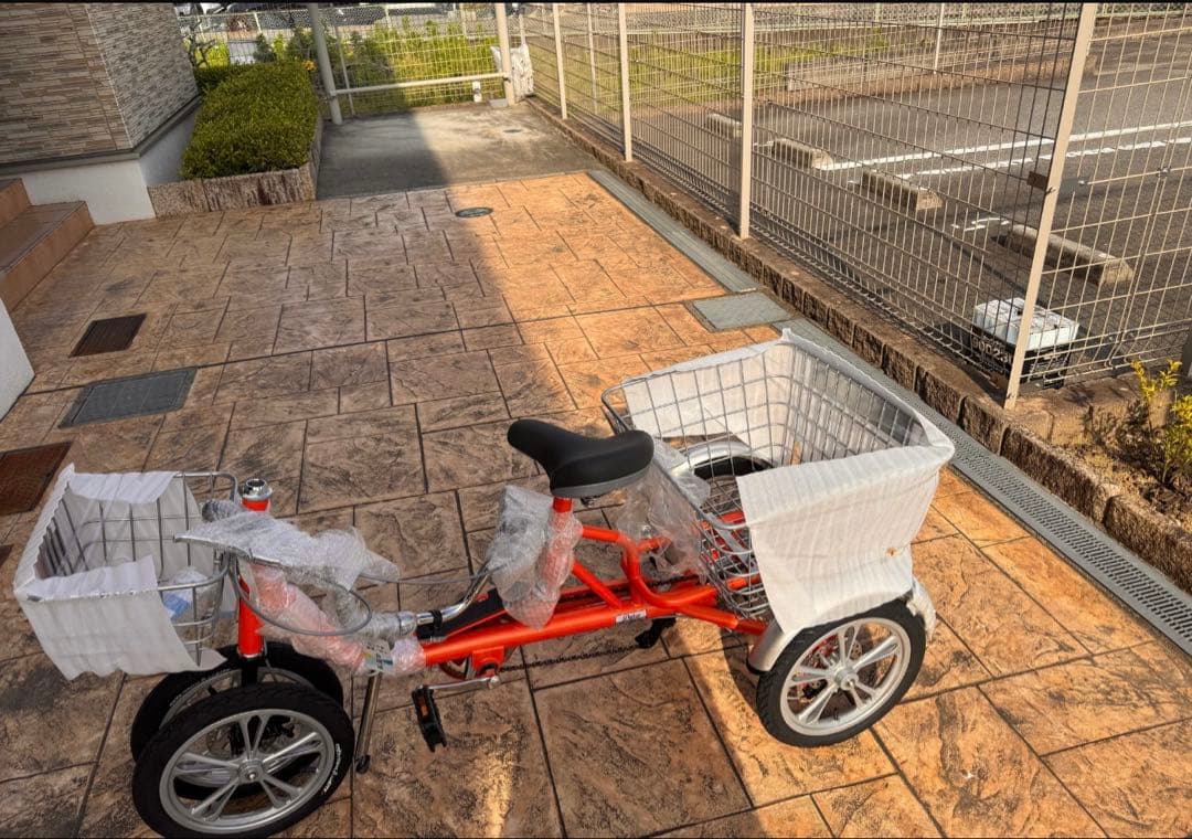 k*5様 三輪自転車 14インチ オレンジ