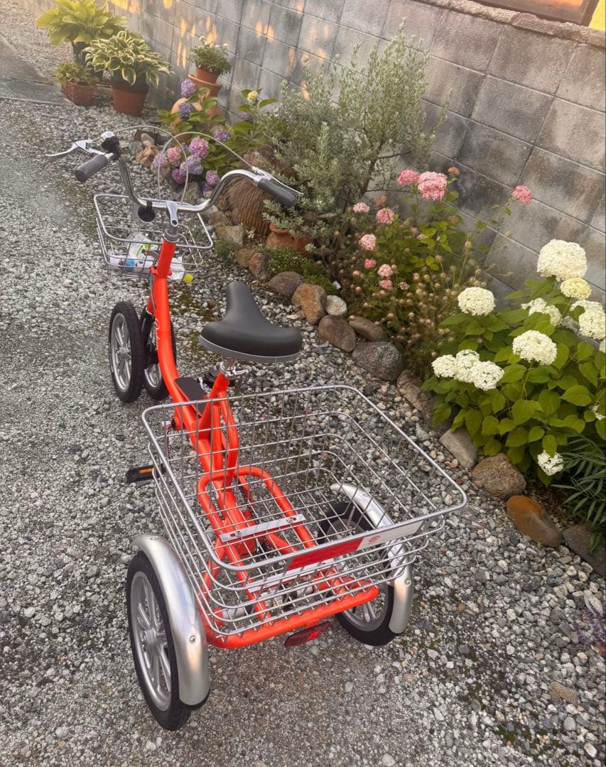 k*5様 三輪自転車 14インチ オレンジ