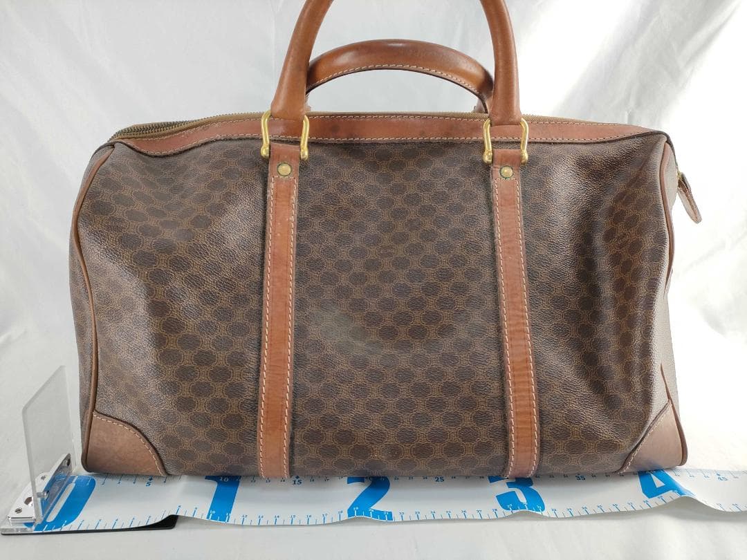 CELINE セリーヌ マカダム ボストンバッグ ボストンバッグ４５㎝