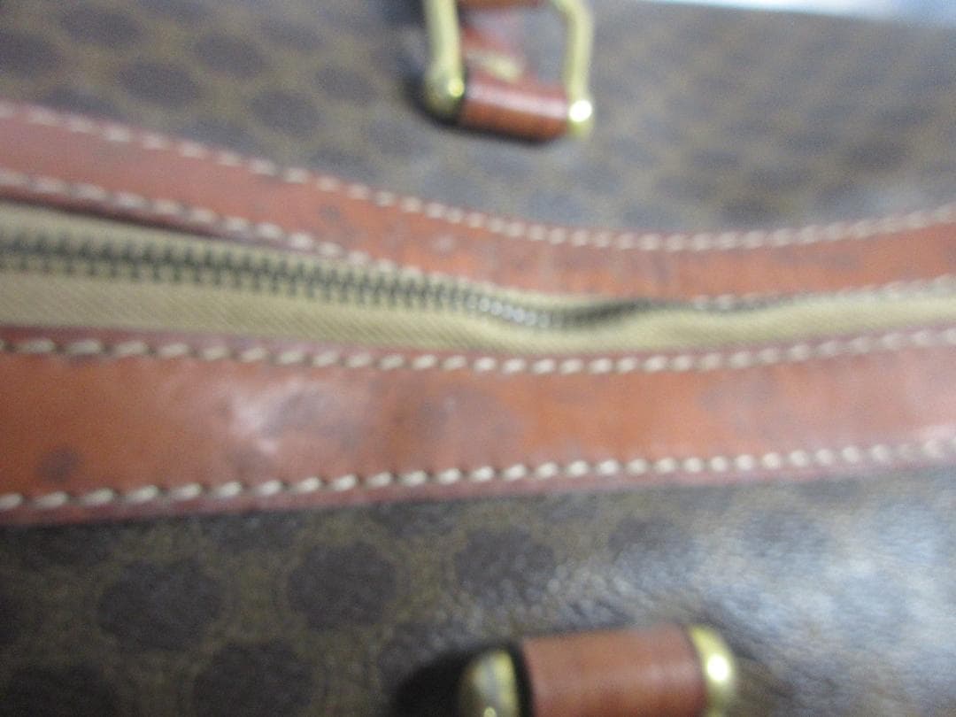 CELINE セリーヌ マカダム ボストンバッグ ボストンバッグ４５㎝