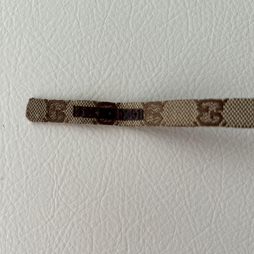 【美品・希少】GUCCI グッチ キャンバスベルト レディース 腕時計