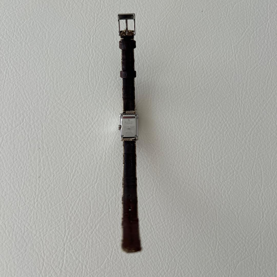 【美品・希少】GUCCI グッチ キャンバスベルト レディース 腕時計