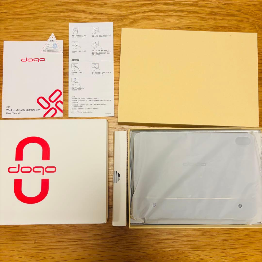 【極美品】doqo iPad mini キーボードケース 6世代 7世代用