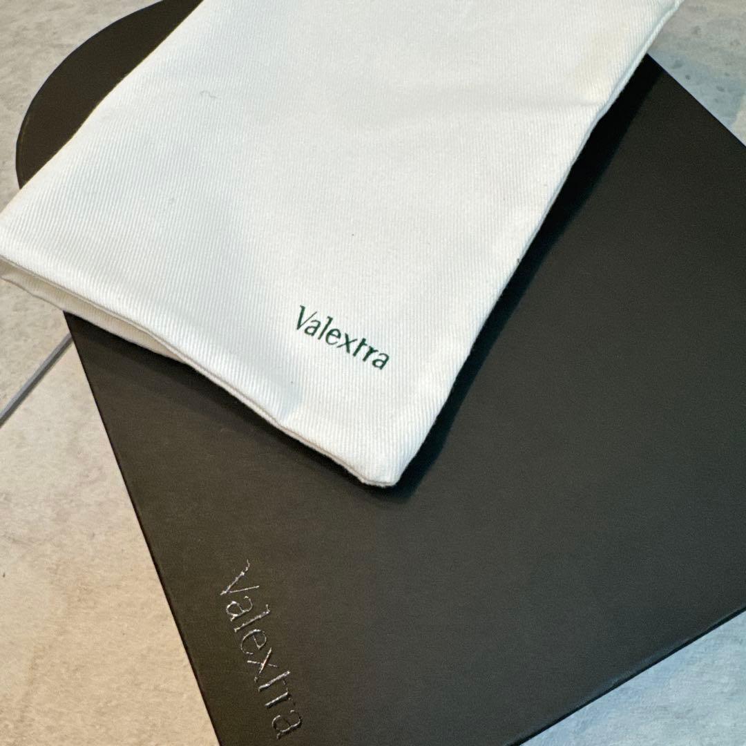 Valextra ブラック　黒 長財布