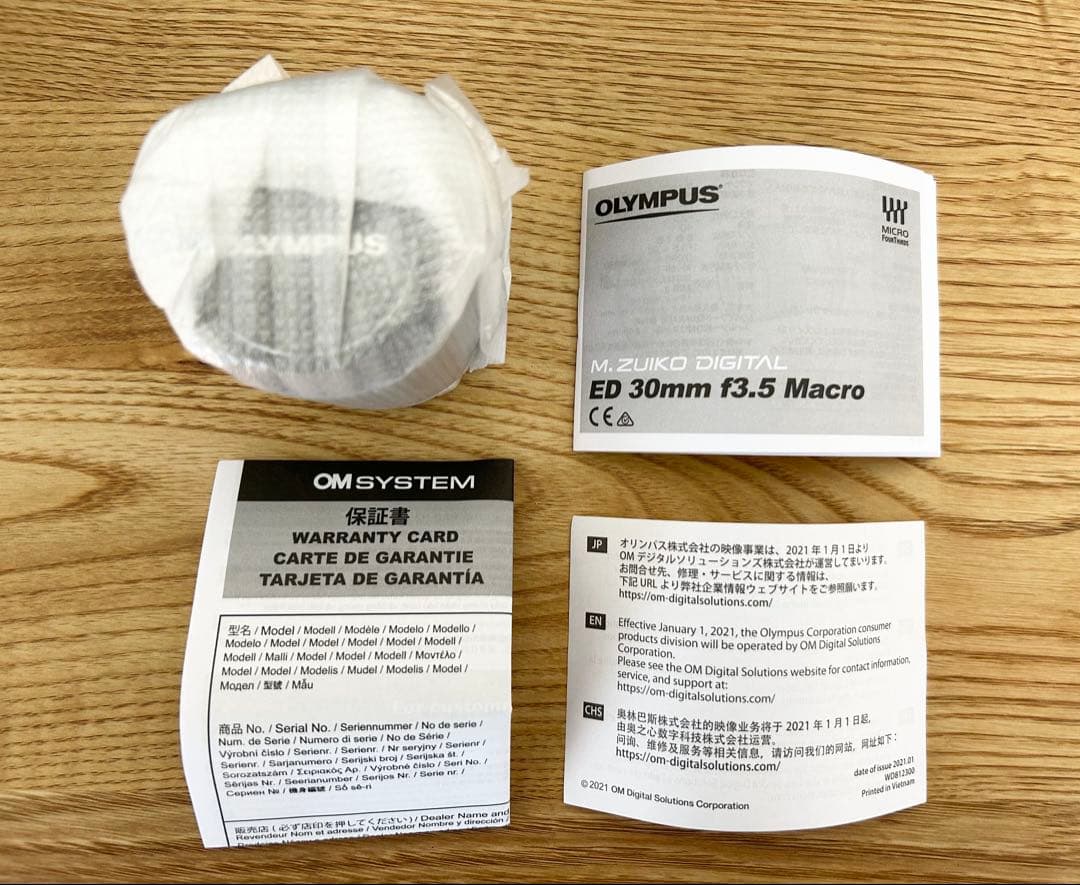 レンズ(単焦点) OLYMPUS M.ZUIKO DIGITAL ED30mm f3.5Macro