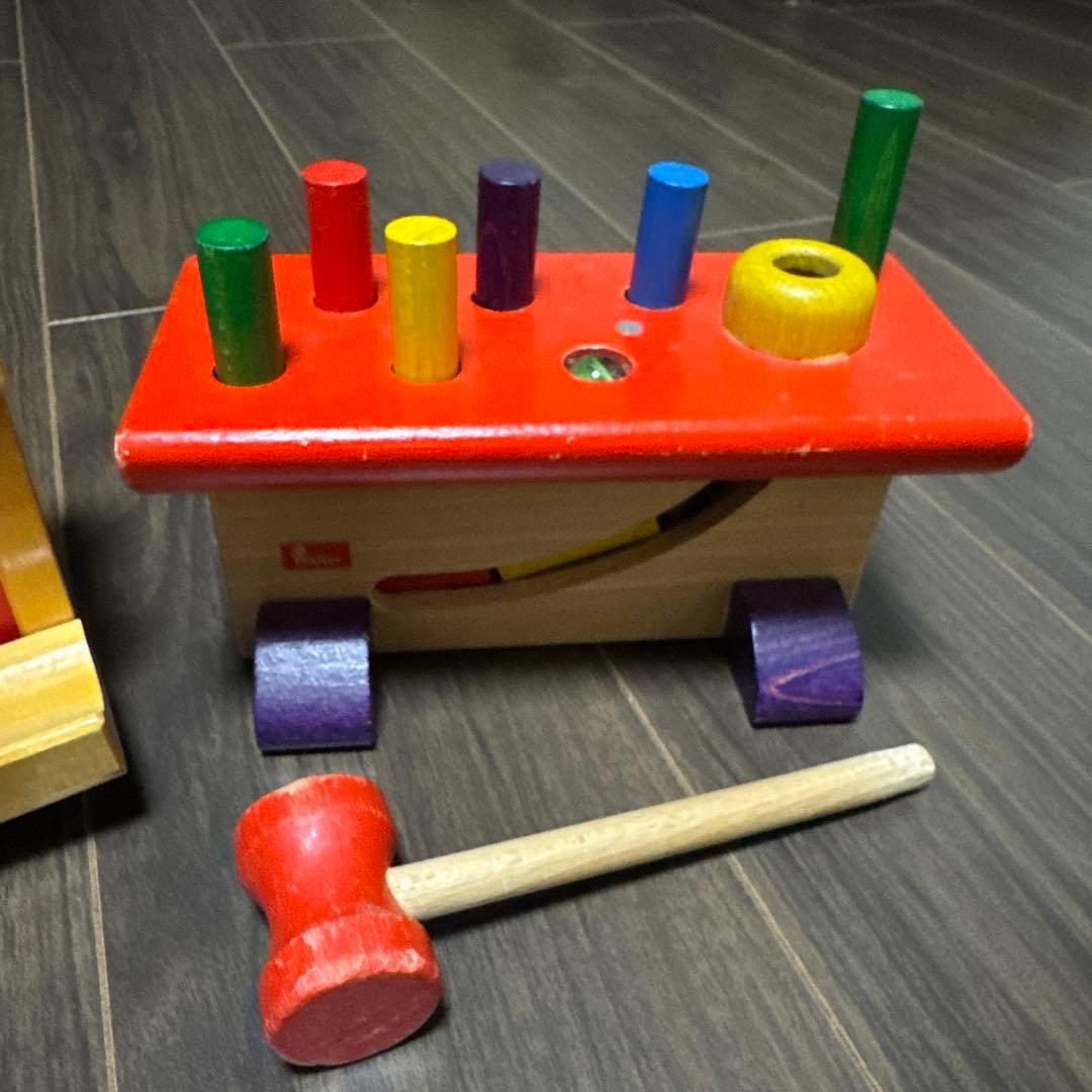 MICKI 木製 知育玩具 ハンマー付き　他