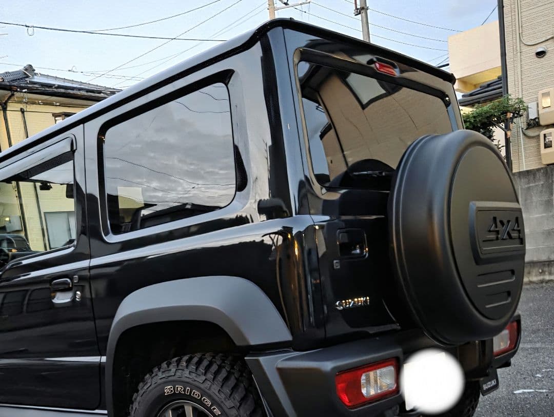 ジムニー　背面スペアタイヤカバー／ 15インチ専用