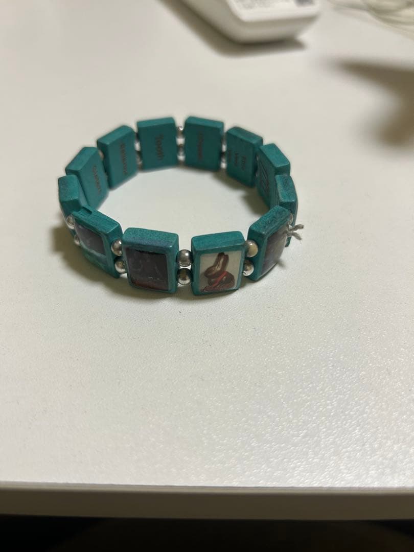 bazo1199 fakemink bracelet ブレスレット 青