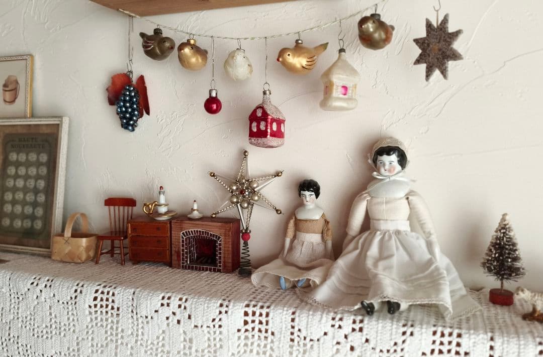 * vintage tree top ❀ アンティークビーズ 星の ツリートップ