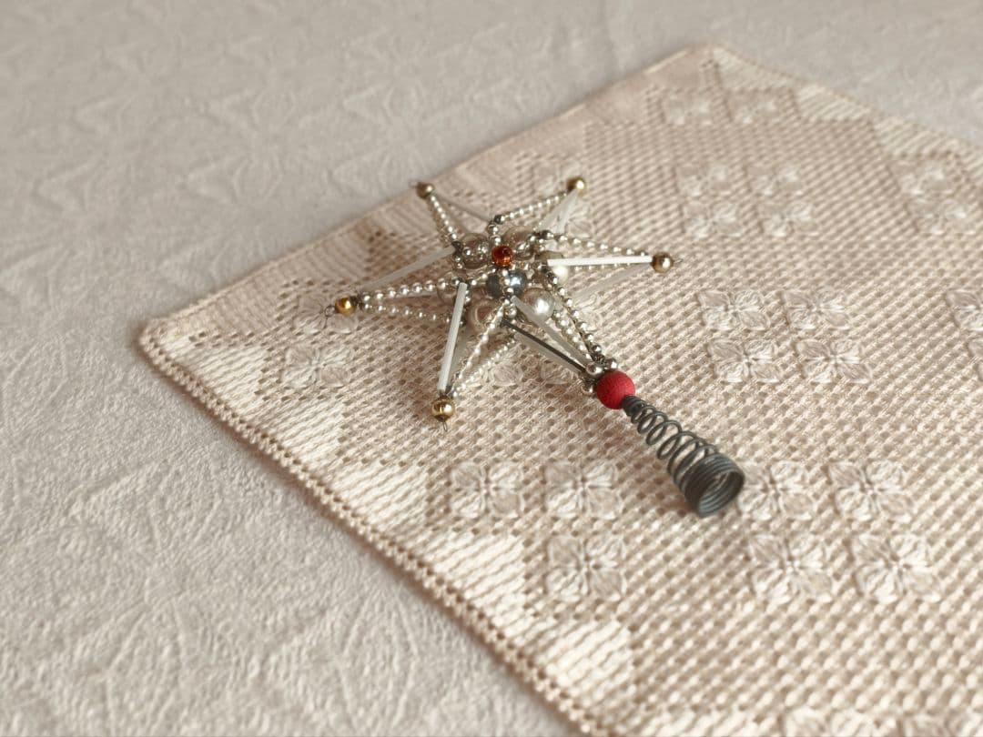 * vintage tree top ❀ アンティークビーズ 星の ツリートップ